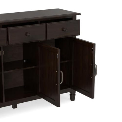 Connaught 51" Solid Wood Cabinet in Chestnut Brown