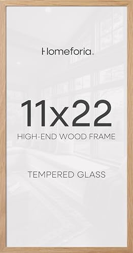 11x22 Natural Oak Newspaper Picture Frame