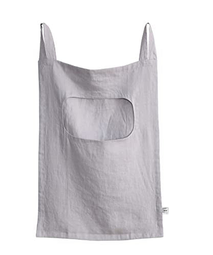 100% Linen Door Hanging Laundry Hamper Bag