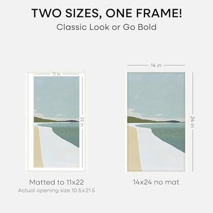 14x24 White Oak Picture Frame