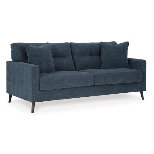79 in Navy Blue Sofa Couch for Living Room