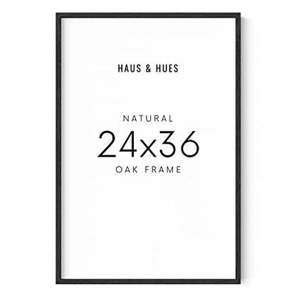 24x36 Black Oak Frame