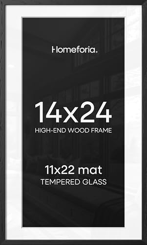 14x24 Black Oak Picture Frame (2 Count)