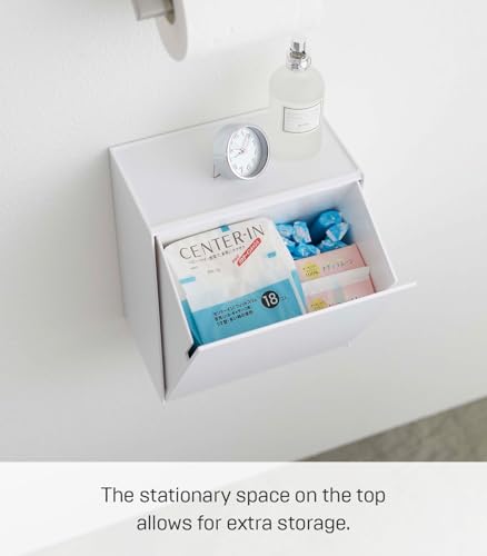 Home Tower Compact Wall Bin With Lid & Tray