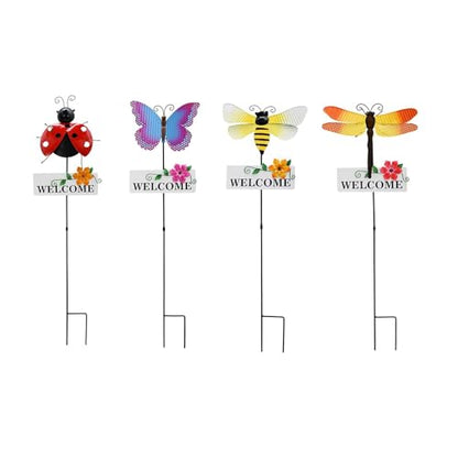 Metal Insects Garden Stake