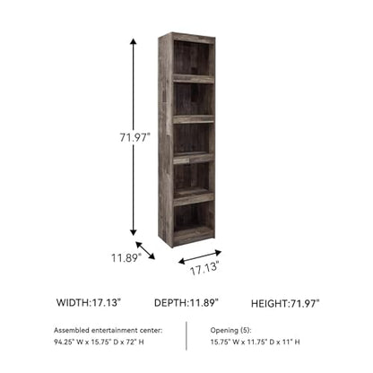 Derekson 1 Piece Pier Bookcase