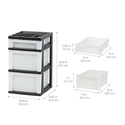 3 Drawer Storage Cart