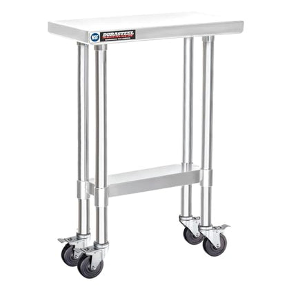 24x12 NSF Stainless Steel Cart Work Table