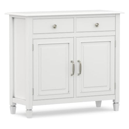 Connaught 40" Wide Solid Wood Storage Cabinet in White