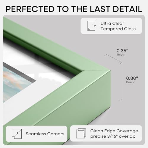 12x15 Green Picture Frame