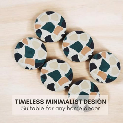 Terrazzo Coasters Set of 6 (6 Count)