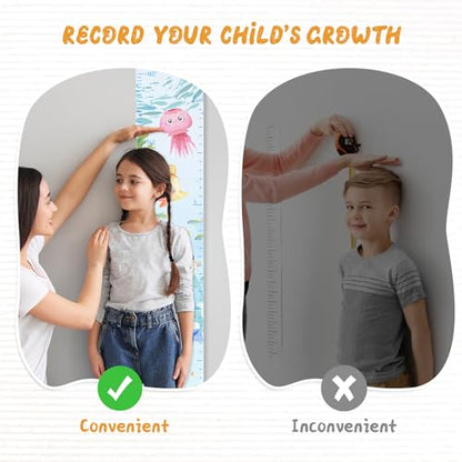 Personalized Name Growth Chart Wall Decor for Kids