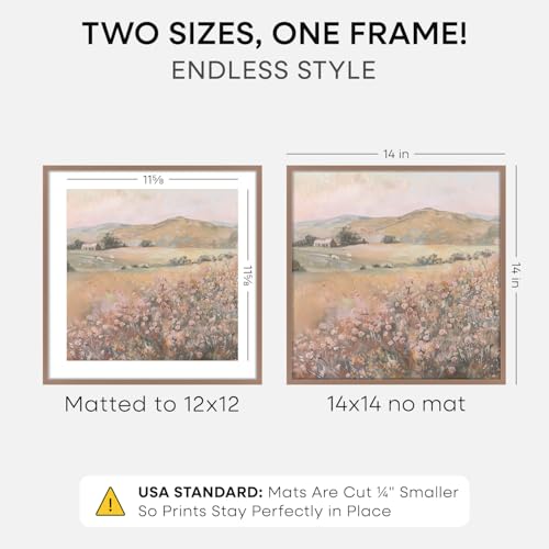 14x14 Mocha Picture Frame