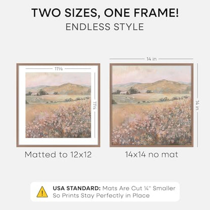 14x14 Mocha Picture Frame