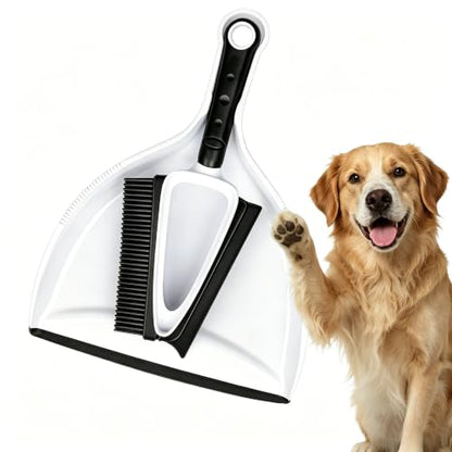 Pet Hair Removal Brush with Mini Dustpan