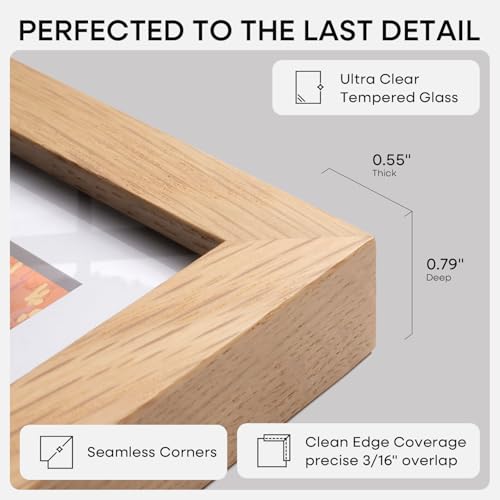 20x28 Natural Oak Picture Frame