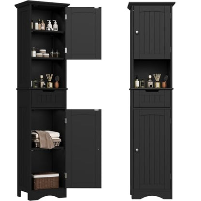 67" Tall Bathroom Storage Cabinet