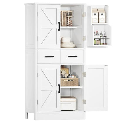Pantry Cabinet with 4 Doors