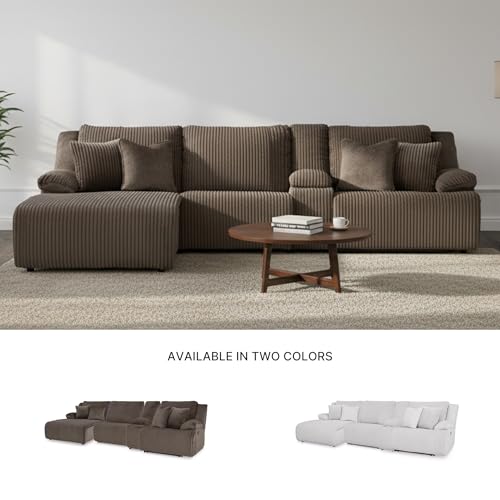 4 Piece Reclining Sectional with Chaise (4 Count)