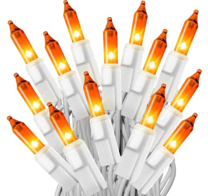 Christmas Mini String Lights Orange