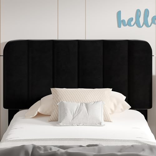 Twin Size Upholstered Bed Frame with Drawer and Headboard