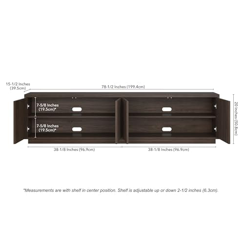 79" TV Stand for TVs up to 85"