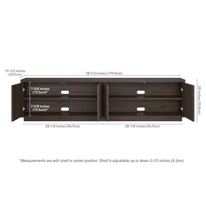 79" TV Stand for TVs up to 85"