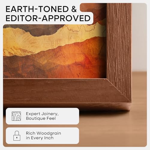 20x20 Brown Oak Picture Frame (4 Count)