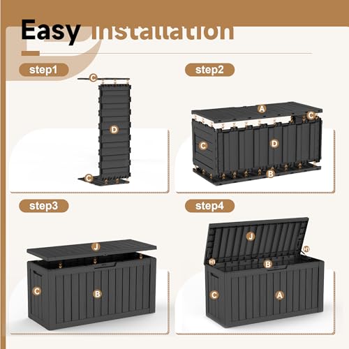 85 Gallon Outdoor Deck Box