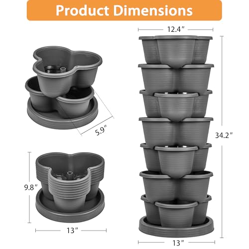 7 Tier Vertical Garden Planter (7 Count)
