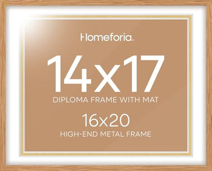 16x20 Natural Oak Diploma Frame