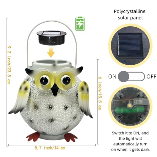 2 Pack Hanging Solar Lanterns