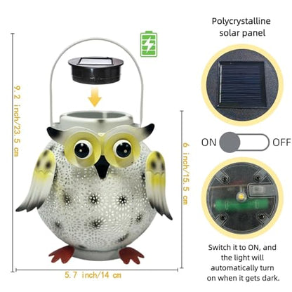 2 Pack Hanging Solar Lanterns
