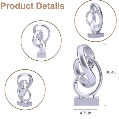 Modern Abstract Knot Sculpture