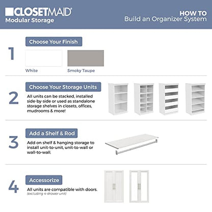 Modular Storage Unit with 4 Drawers