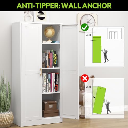 Metal Kitchen Pantry Cabinet