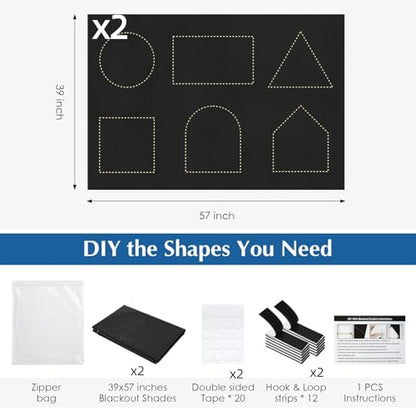 Blackout Window Cover (30.875 Sq Ft)
