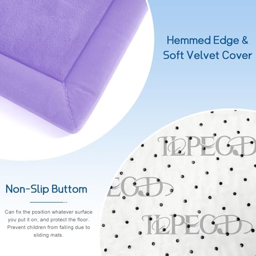Baby Play Mat for Floor Nursery Muscle Area Rug Playroom Rug 47"x47" Elastic Foam 1.3" Thick Crawling Mat for Babies