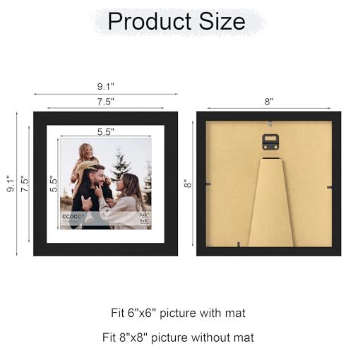 6x6 Picture Frame Set of 4 (4 Count)