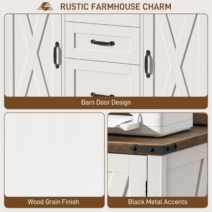 File Cabinet with 3 Drawers Fits Files Letter