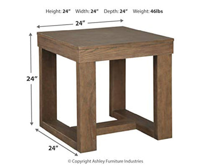 Cariton 1 Piece Square End Table