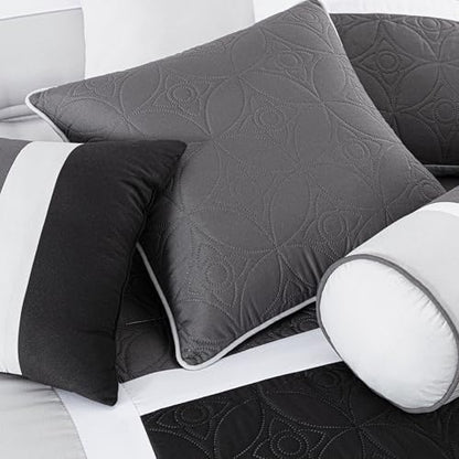 Upland 7 Piece Quilted Patchwork Comforter Set