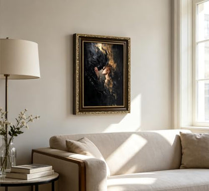 Vintage Gold Framed Gothic Wall Art