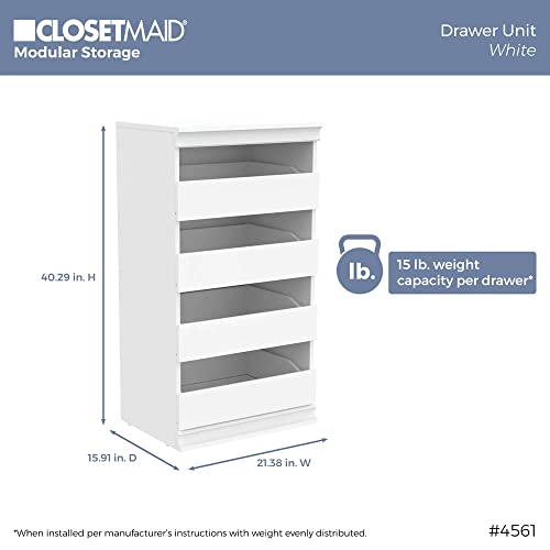 Modular Storage Unit with 4 Drawers