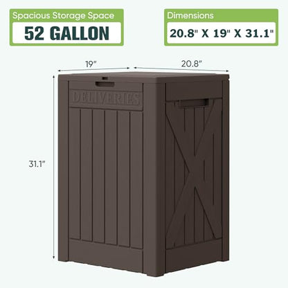 52 Gallon Large Outdoor Package Delivery Box