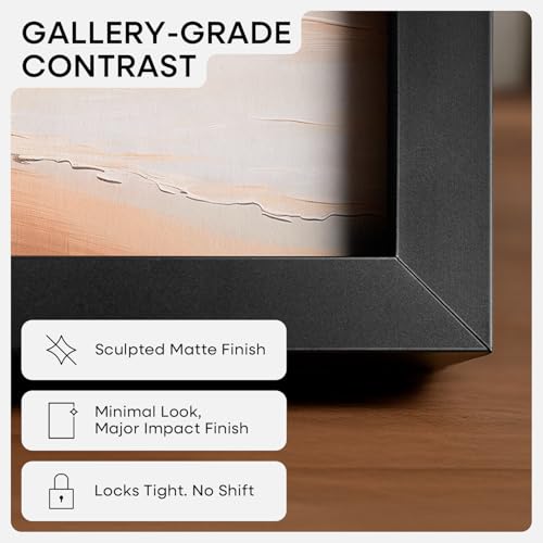 12x36 Black Picture Frame (3 Count)