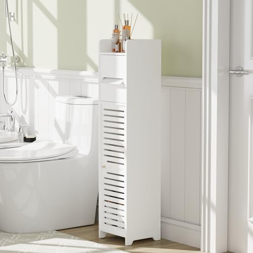 Slim Narrow Bathroom Storage Cabinet