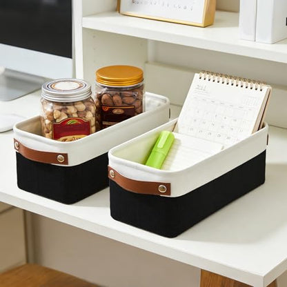 Small Fabric Storage Baskets (4 Count)