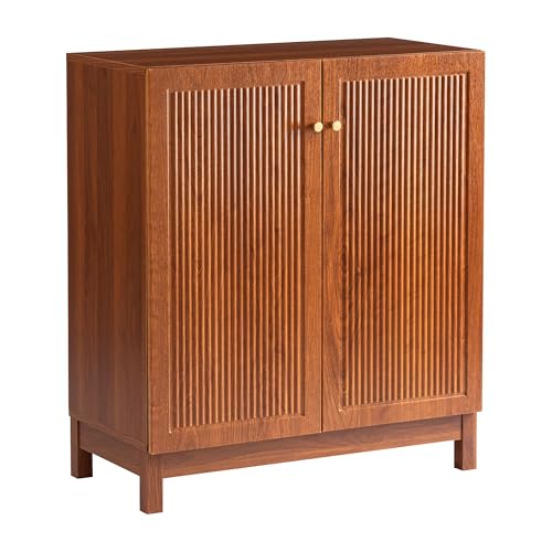 31.5" Fluted Sideboard Buffet Cabinet with Storage