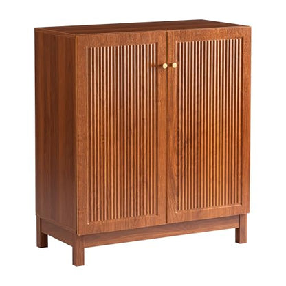 31.5" Fluted Sideboard Buffet Cabinet with Storage